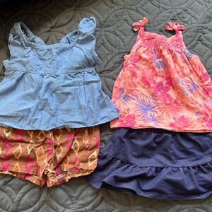 4 piece coordinating summer bundle size 24 month